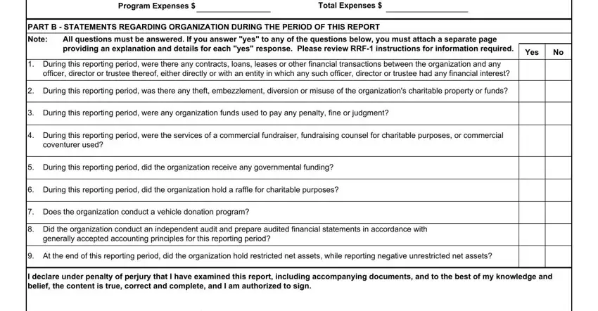 stage 2 to entering details in rrf 1 online filing