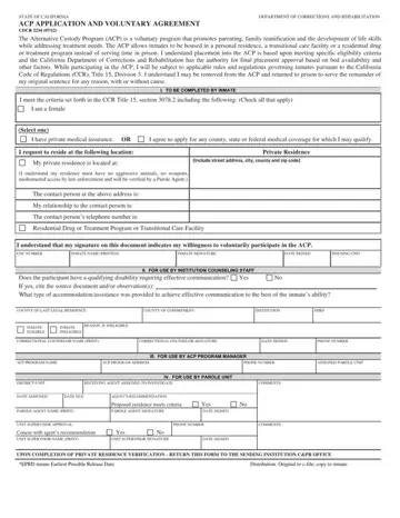 California Alternative Custody Form Preview