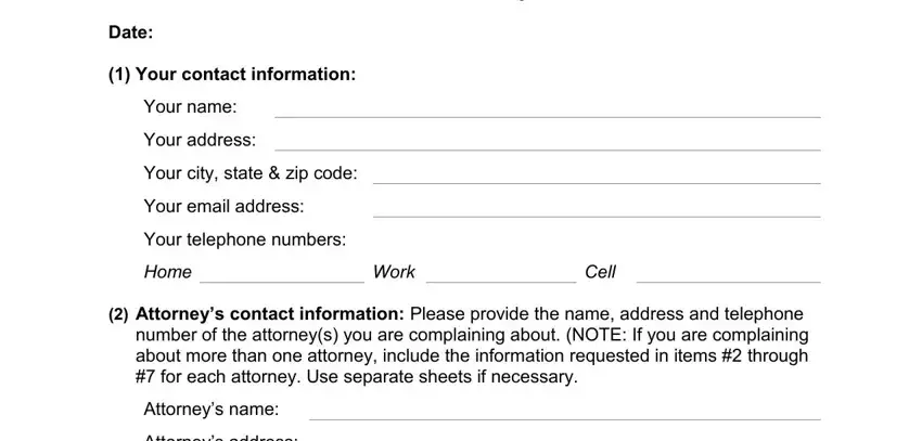 portion of gaps in california bar complaint