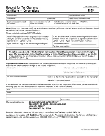 California Form 3555 Preview