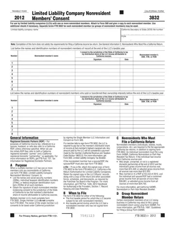 California Form 3832 Preview