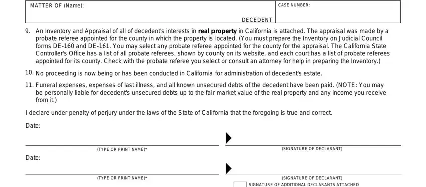 stage 4 to filling out California Form De 305