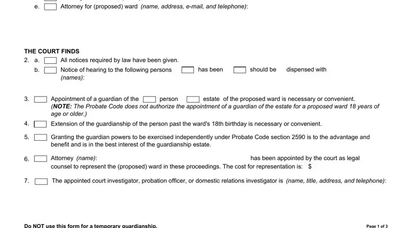 part 2 to finishing ca guardian form
