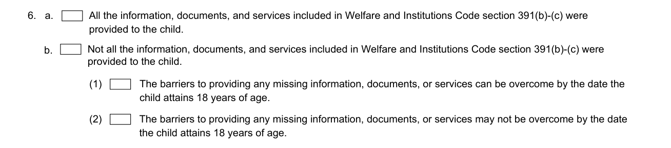 Form JV-460 example filled out, information, documents, and services