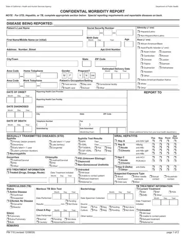 California Form Pm110 Preview