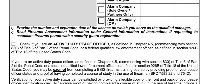 Finishing firearms application ca step 3