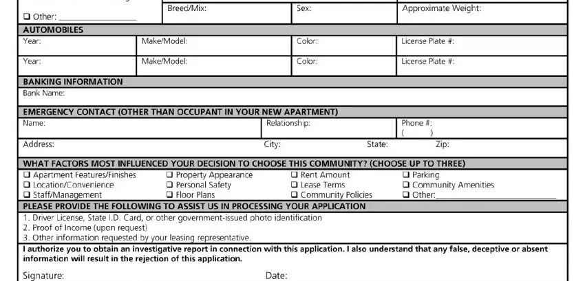 california association of reltors fillable rent screening fee  fields to fill