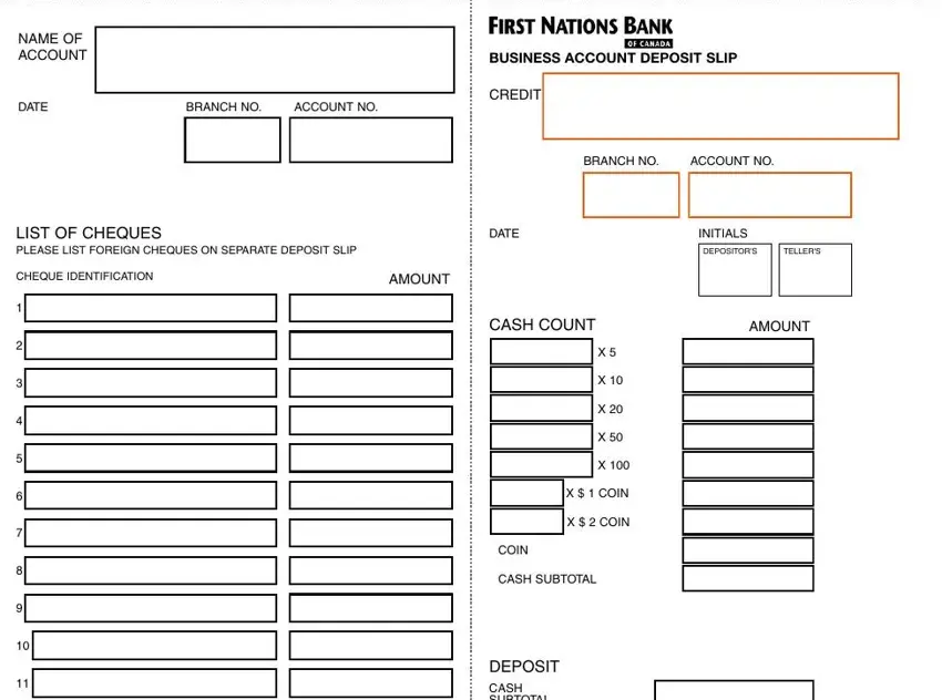 Canada Deposit Slip ≡ Fill Out Printable Pdf Forms Online 4701