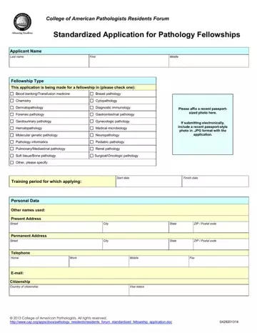 Cap Application Form Online Preview