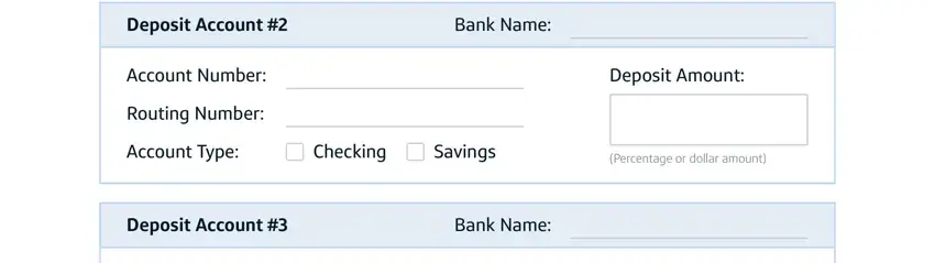 step 2 to entering details in capital one 360 voided check