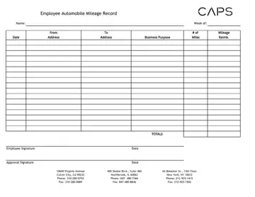 Caps Form Preview