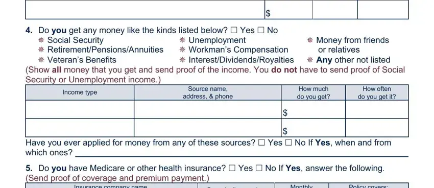 step 3 to filling out 1st authorization form