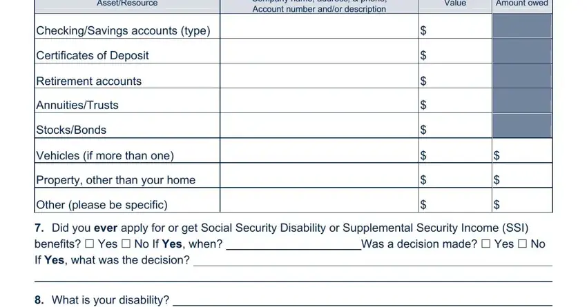 step 5 to finishing 1st authorization form