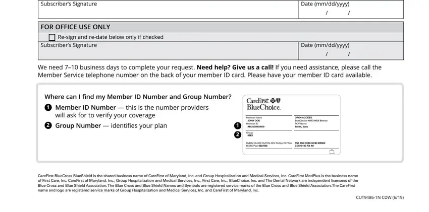 stage 2 to finishing carefirst membership cancellation form