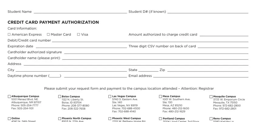stage 4 to filling out carrington college tax form