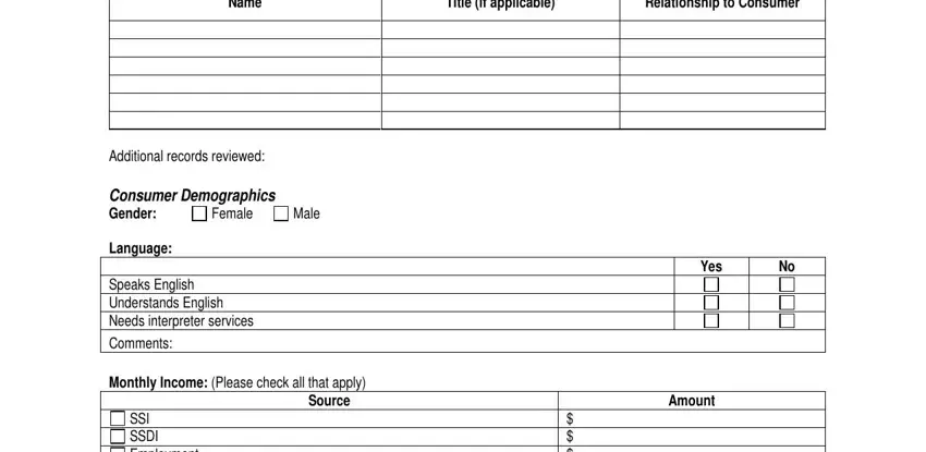 step 3 to entering details in case management intake assessment form sample