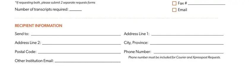 Filling out cbu transcripts stage 2