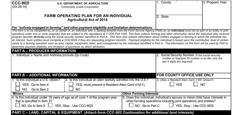 stage 1 to writing usda form 902