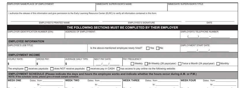 ccis employment verification form pa empty fields to fill in