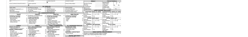 stage 1 to filling in cdl pre trip score sheet