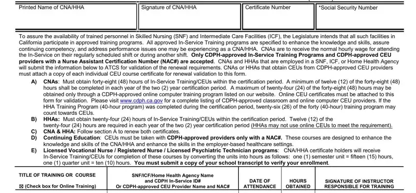 cna renewal form california spaces to fill in