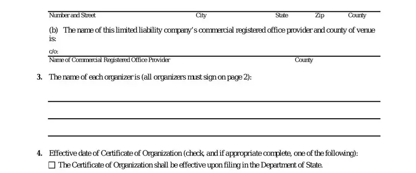 Certficate Of Organization Domestic Llc Sample Pa PDF Form - FormsPal