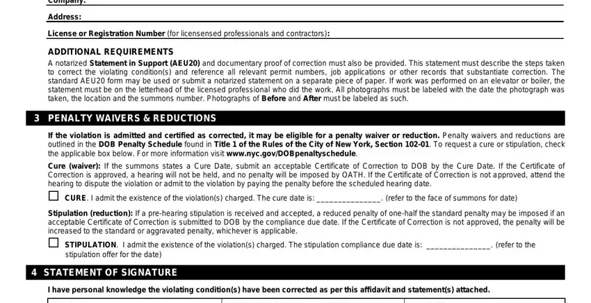 Finishing how to certificate correction form fill part 2