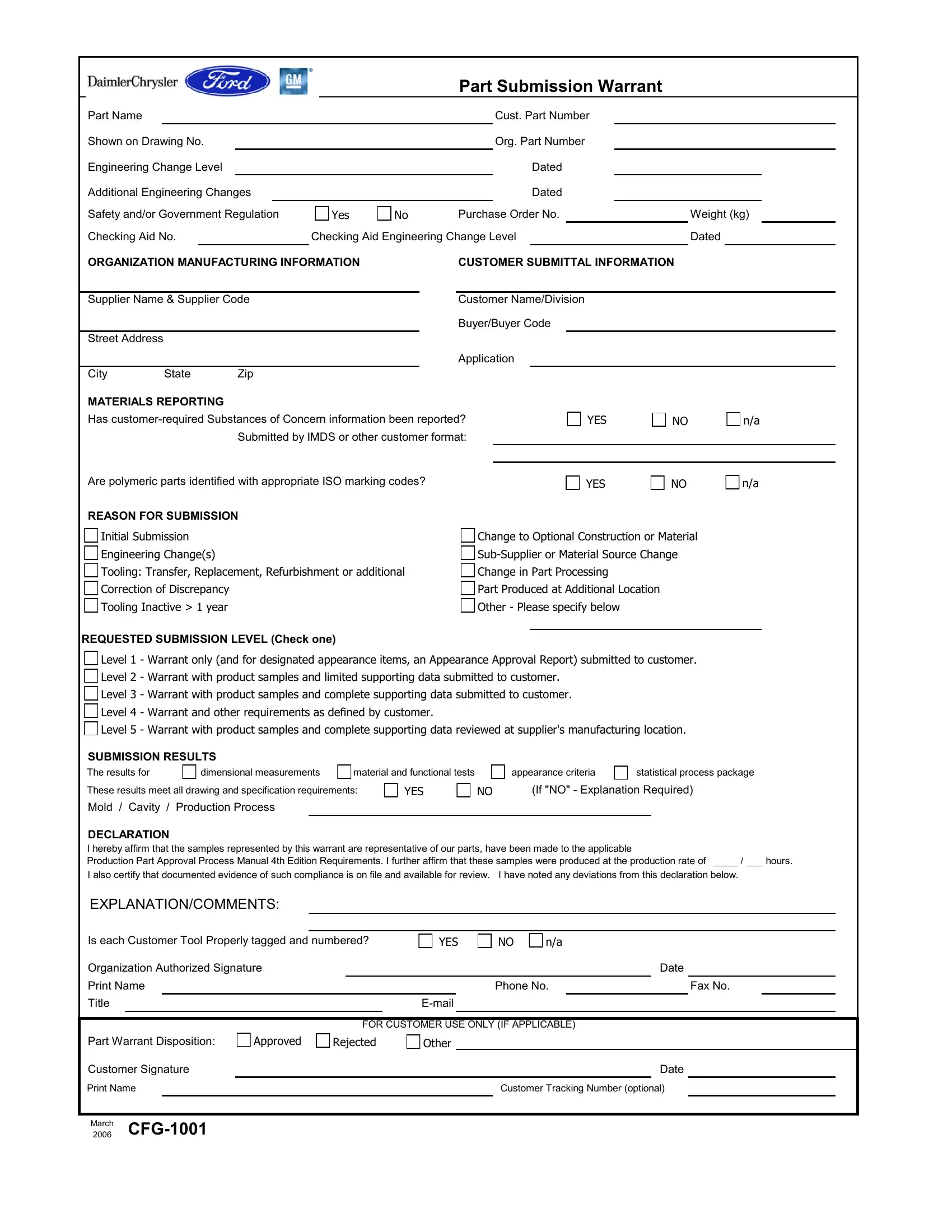 Cfg 1001 Form ≡ Fill Out Printable PDF Forms Online