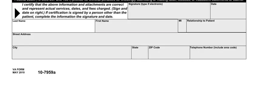 Champva Claim Va Form 10 7959A ≡ Fill Out Printable PDF Forms Online