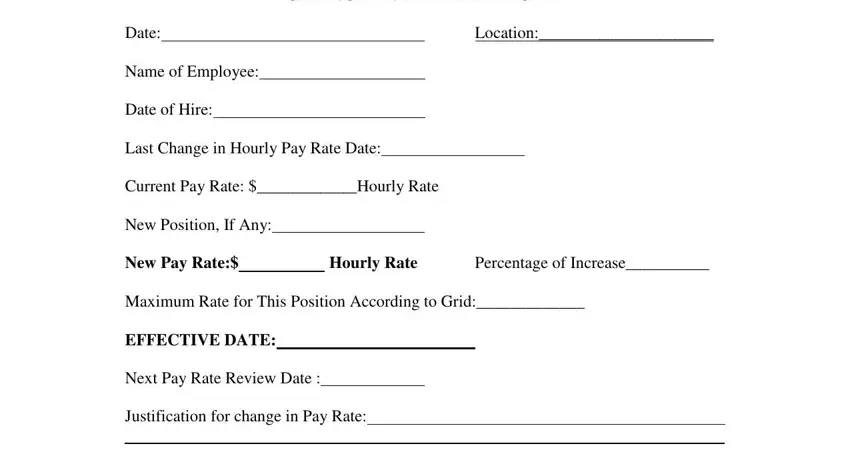 pay rate increase form gaps to fill in