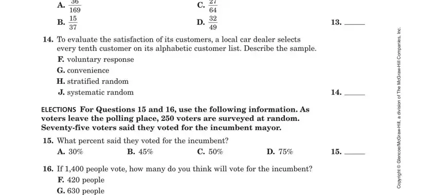 part 5 to finishing chapter 12 test form 1 answers