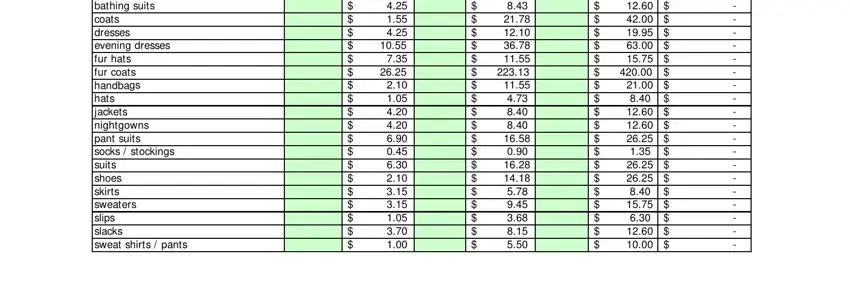 Filling out irs donation value guide step 2