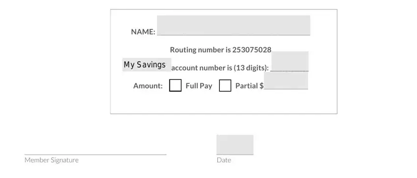 charlotte metro credit union trust account blanks to fill in