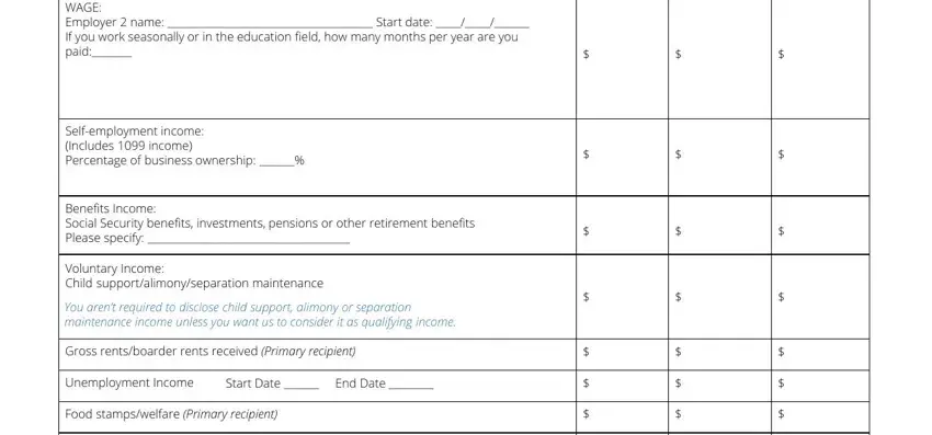 Filling out 2019 chase form step 5