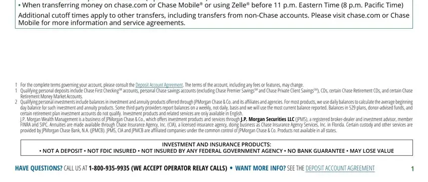 Filling in chase bank check template part 2