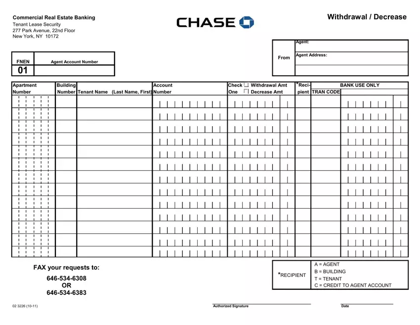 Chase Withdrawal Slips first page preview