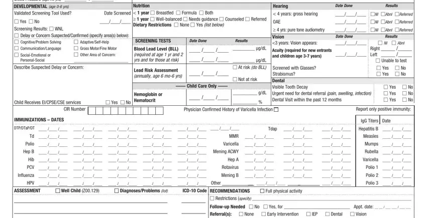 gross motor assessment forms printable