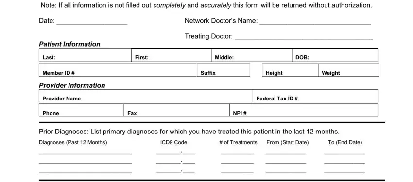 chiropractic plan of care forms gaps to fill in