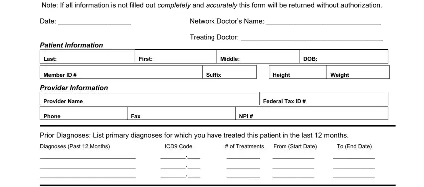 chiropractic treatment plan forms gaps to fill in