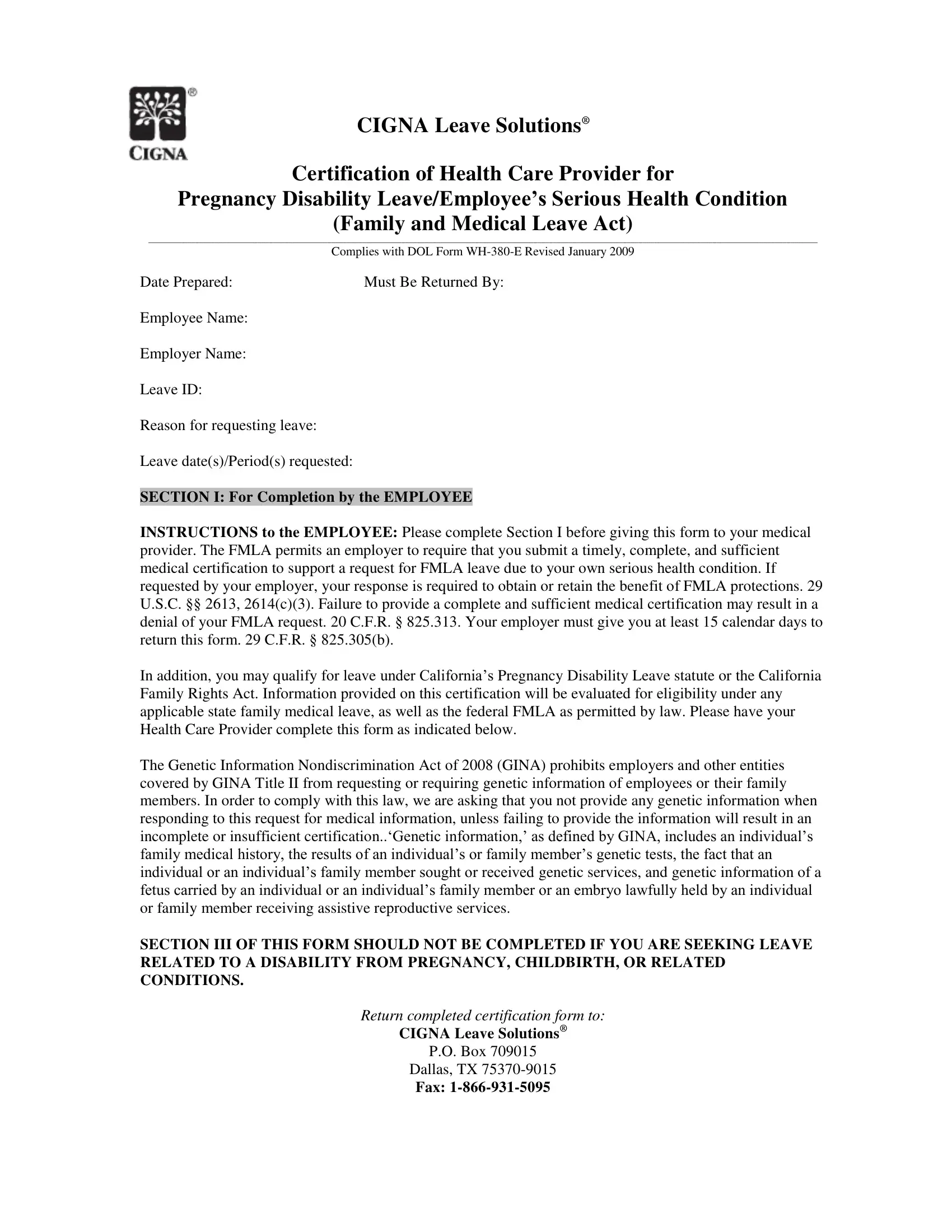 Fmla Forms 2025 Lauri Moselle