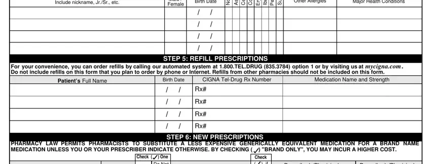 Completing cigna home delivery fax number for physicians stage 3