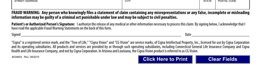 part 2 to filling out cigna vision claim form 2019