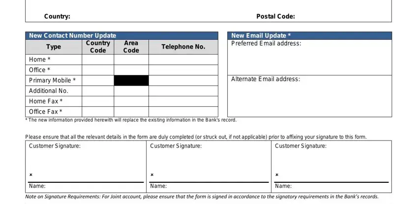 Filling in how to update address in citibank online part 2