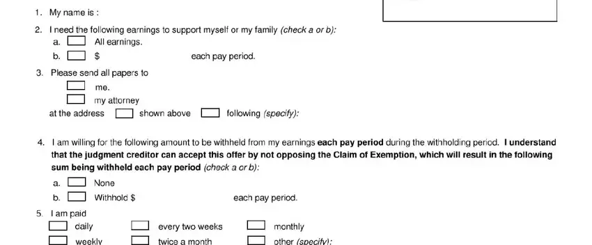 Claim Of Exemption Wg 006 Form ≡ Fill Out Printable PDF Forms Online