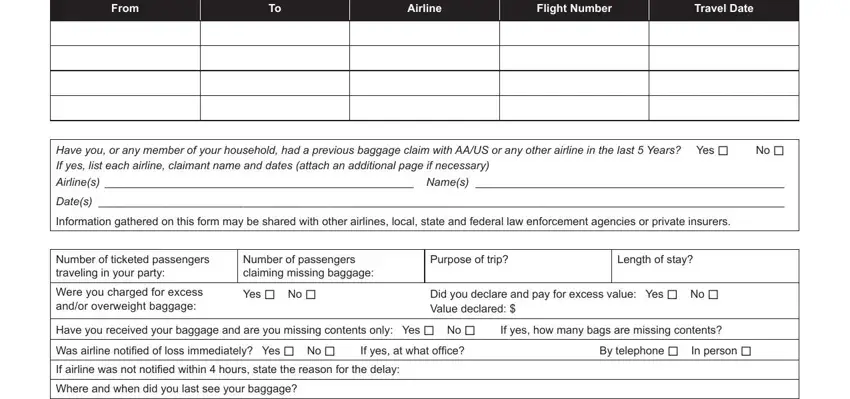 part 2 to filling out claim bag american