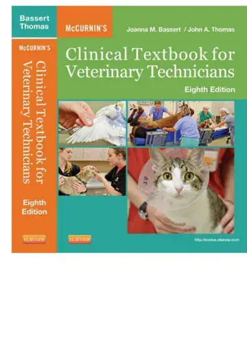 Clinical Textbook Veterinary Technicians Form Preview