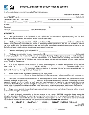 Closing Agreement Form Preview
