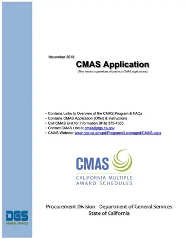 Cmas Contract Form Preview