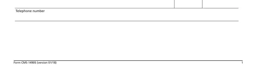 Filling in medicare claim form cms 1490s stage 2