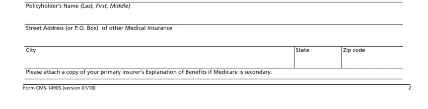 Completing medicare claim form cms 1490s stage 5